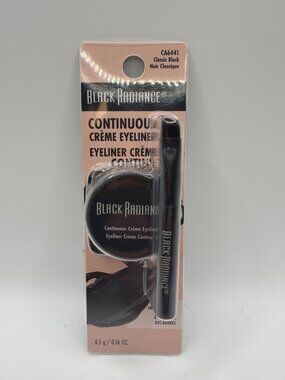 Black Radiance Continuous Crème Eyeliner Classic Black 4.5g Waterproof Long-Last